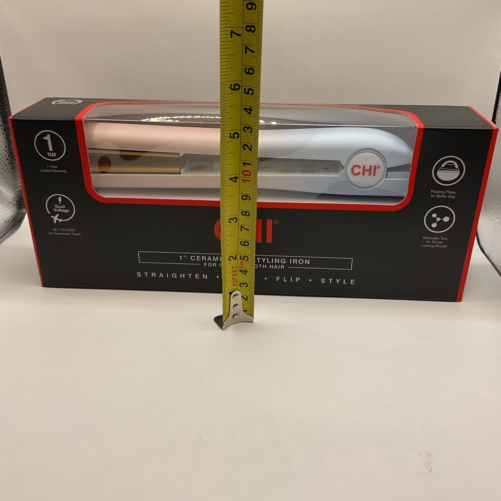 Chi NWT Cotton Candy 1" Ceramic Hairstyling Iron, Straighten, Curl, Flip, Style - Picture 6 of 6
